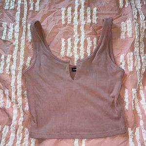 Pink crop top